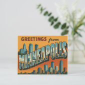 Groeten uit Minneapolis Briefkaart (Staand voorkant)