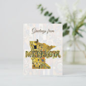 Groeten uit Minnesota Briefkaart (Staand voorkant)