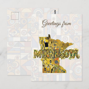 Groeten uit Minnesota Briefkaart