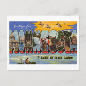  Groeten uit Minnesota Briefkaart (Voorkant)