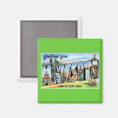 Groeten uit Minnesota! Magneet (Voorkant / Achterkant)