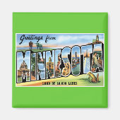 Groeten uit Minnesota! Magneet (Voorkant)