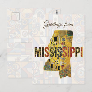 Groeten uit Mississippi Briefkaart