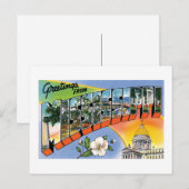 Groeten uit Mississippi! Briefkaart (Voorkant / Achterkant)