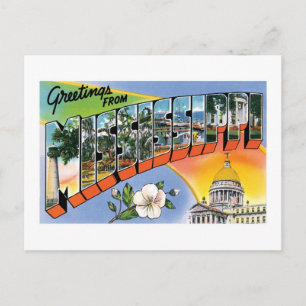 Groeten uit Mississippi! Briefkaart