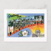 Groeten uit Mississippi! Briefkaart (Voorkant)