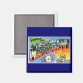 Groeten uit Mississippi! Magneet (Voorkant / Achterkant)