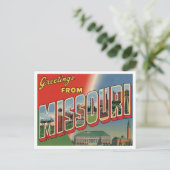 Groeten uit Missouri Briefkaart (Staand voorkant)
