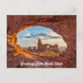 Groeten uit Moab, Utah Briefkaart (Voorkant)