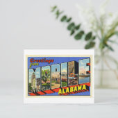 groeten uit Mobile, Alabama Briefkaart (Staand voorkant)
