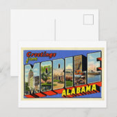 groeten uit Mobile, Alabama Briefkaart (Voorkant / Achterkant)
