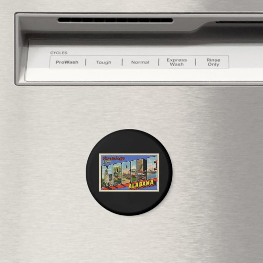 Groeten uit Mobile Alabama Magneet (Insitu (Vaatwasser))