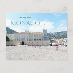 Groeten uit Monaco Ansichtkaart Prinselijk Paleis Briefkaart