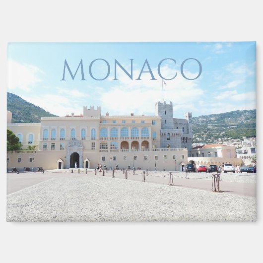 Groeten uit Monaco Magnet Prinselijk Paleis (Voorkant)