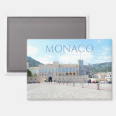 Groeten uit Monaco Magnet Prinselijk Paleis (Voorkant / Achterkant)