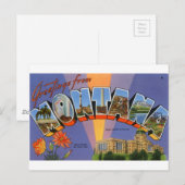 Groeten uit Montana Briefkaart (Voorkant / Achterkant)