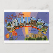 Groeten uit Montana Briefkaart (Voorkant)