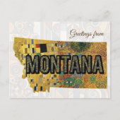 Groeten uit Montana Briefkaart (Voorkant)