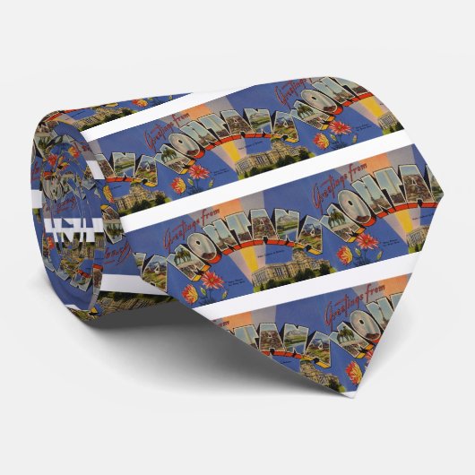 Groeten uit Montana Stropdas (Opgerold)