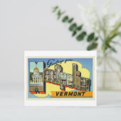  groeten uit Montpelier, Vermont Briefkaart (Staand voorkant)
