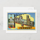  groeten uit Montpelier, Vermont Briefkaart (Voorkant / Achterkant)