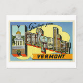  groeten uit Montpelier, Vermont Briefkaart (Voorkant)