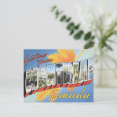 Groeten uit Montreal Canada Briefkaart (Staand voorkant)