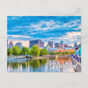 Groeten uit Montreal, Quebec, Canada Briefkaart
