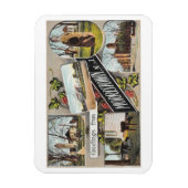 Groeten uit Morristown NJ  Stijl Magneet (Verticaal)