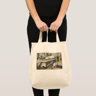 Groeten uit Morristown NJ Stijl Tote Bag