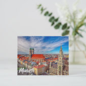 Groeten uit München, Duitsland Briefkaart (Staand voorkant)