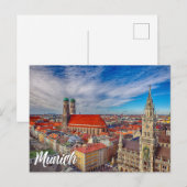 Groeten uit München, Duitsland Briefkaart (Voorkant / Achterkant)