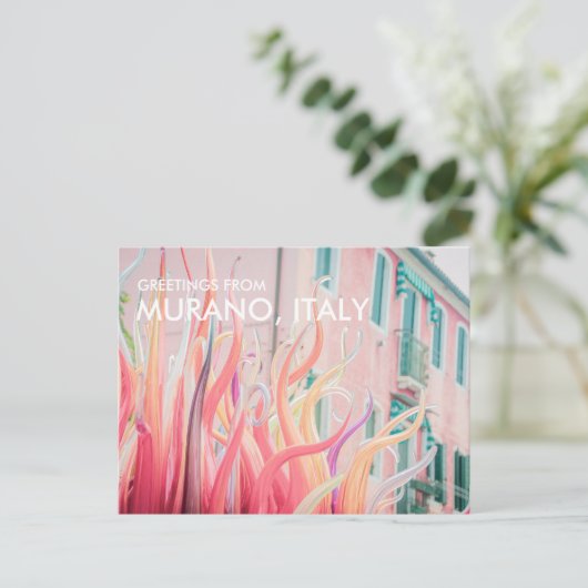 Groeten uit Murano Italië Briefkaart (Staand voorkant)