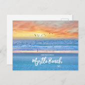 Groeten uit Myrtle Beach, SC Schilderachtig Briefk Briefkaart (Voorkant / Achterkant)