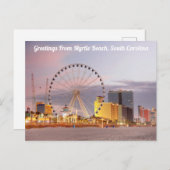 Groeten uit Myrtle Beach, South Carolina Briefkaart (Voorkant / Achterkant)