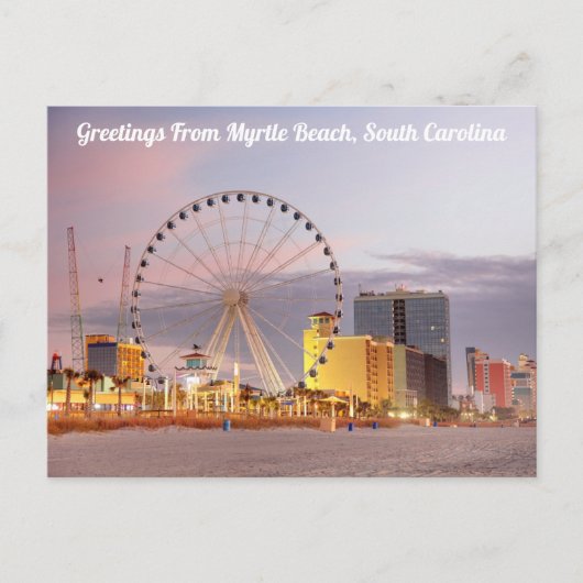 Groeten uit Myrtle Beach, South Carolina Briefkaart (Voorkant)