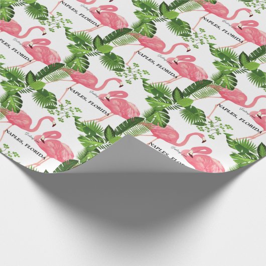 Groeten uit Napels, Florida Cadeaupapier (Hoek)