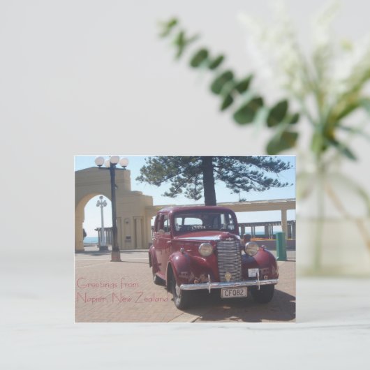 Groeten uit Napier, Nieuw-Zeeland Briefkaart (Staand voorkant)