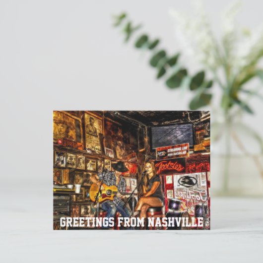 Groeten uit Nashville Briefkaart (Staand voorkant)