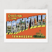 Groeten uit Nashville! Briefkaart (Voorkant)