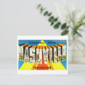  groeten uit Nashville, Tennessee Briefkaart (Staand voorkant)