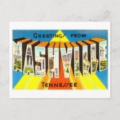  groeten uit Nashville, Tennessee Briefkaart (Voorkant)