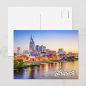 Groeten uit Nashville, Tennessee, Verenigde Staten Briefkaart (Voorkant / Achterkant)