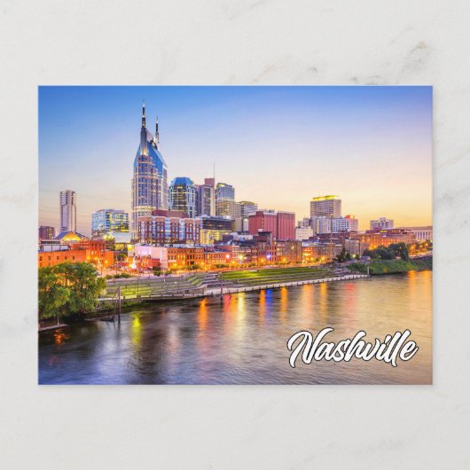 Groeten uit Nashville, Tennessee, Verenigde Staten Briefkaart (Voorkant)