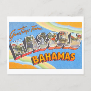  groeten uit Nassau, Bahama's Briefkaart