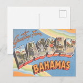 Groeten uit Nassau Bahamas Briefkaart (Voorkant / Achterkant)