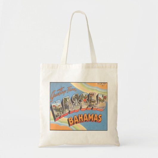 Groeten uit Nassau Bahamas Tote Bag (Voorkant)