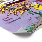 groeten uit Nebraska reisposter Poster (Hoek)