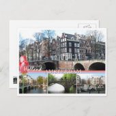 Groeten uit Nederland - Amsterdam Briefkaart (Voorkant / Achterkant)