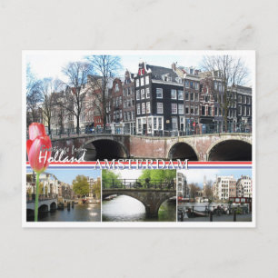 Groeten uit Nederland - Amsterdam Briefkaart